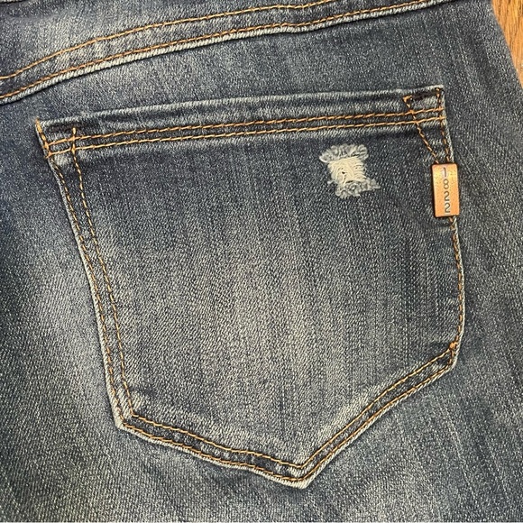 1822 Denim Adrianna Style Women's Blue Jeans Frayed Size 6 - Picture 8 of 11